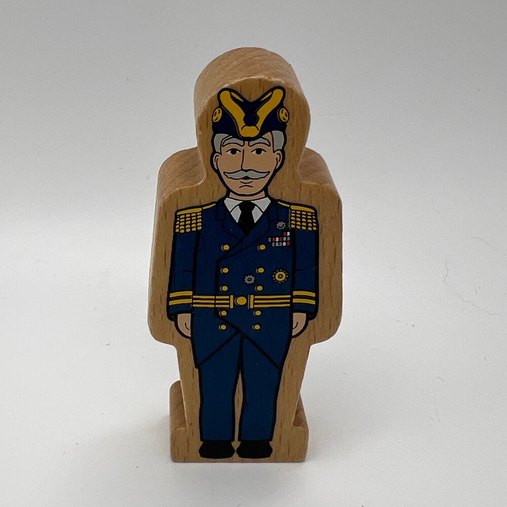 Admiral Thomas & Friends Wooden Railway Train Rare Figure Pirate Captain Vintage